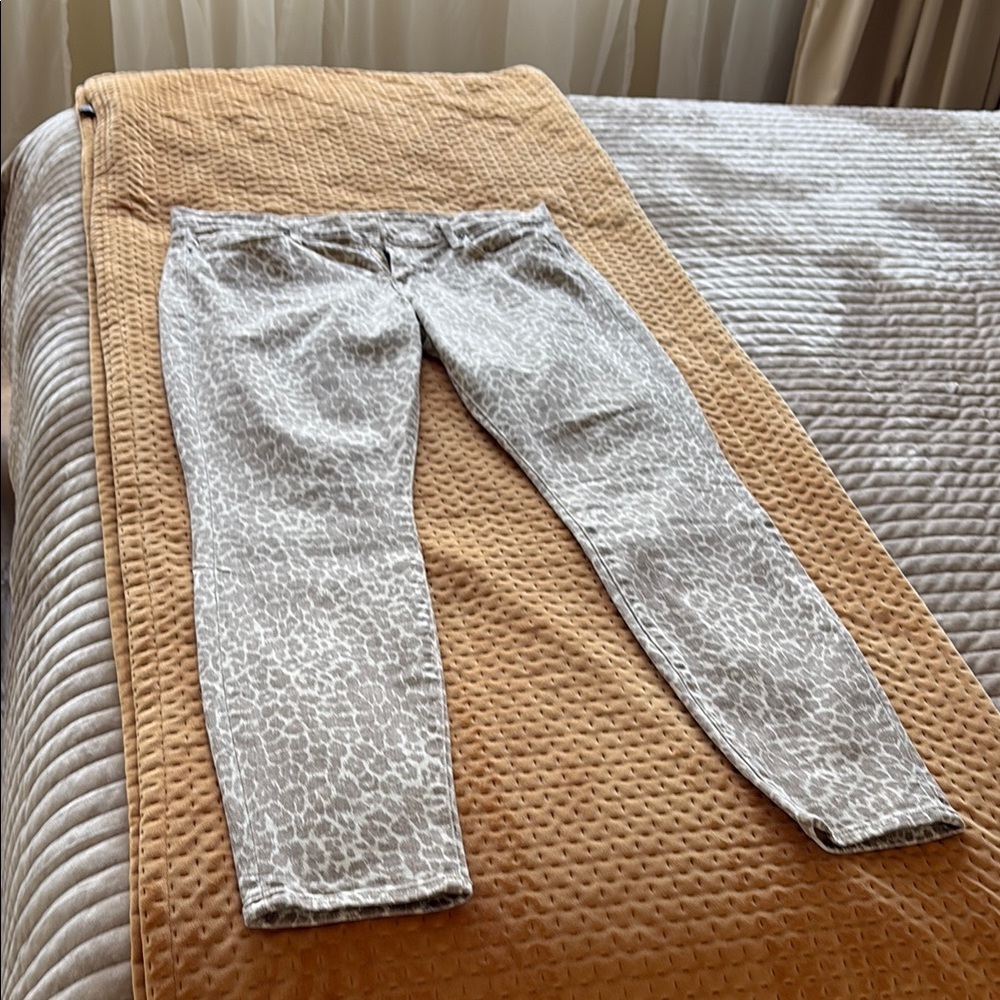 Lucky Brand Tan Leopard Print Pants